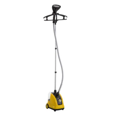HOMCOM fier de calcat vertical cu vapor 1.4L 1800W, galben | Aosom Romania