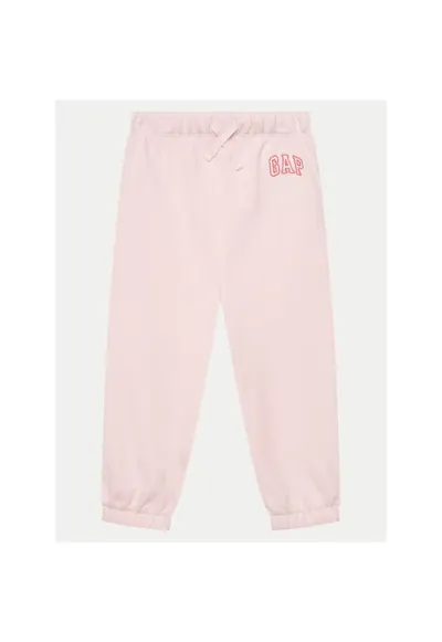 Pantaloni fete - 305289575 - Bumbac/Poliester reciclat - Roz - Roz