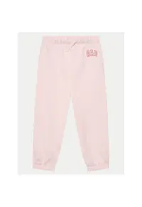 Pantaloni fete - 305289575 - Bumbac/Poliester reciclat - Roz - Roz