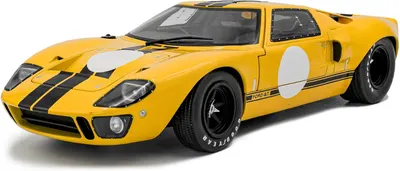 Model de colecționar SOLIDO Curse: Mașini - Ford GT40 Mk.1, Yellow, 1968