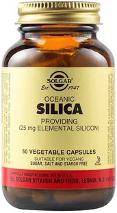 Oceanic Silica, 25 mg, 50 capsule vegetale, Solgar