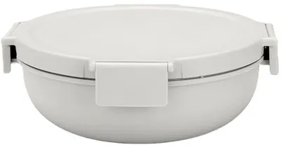 Bol de salată Brabantia - Make & Take, 1.3 L, gri deschis
