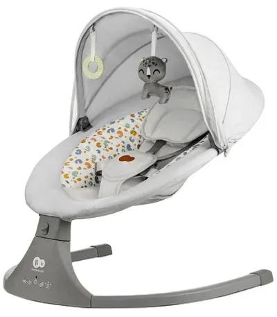 Balansoar și șezlong electric Kinderkraft - Lumi 2, Light grey