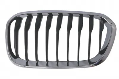 Grila radiator stanga (negru lucios crom) potrivit BMW 1 F20, F21 03.15-06.19