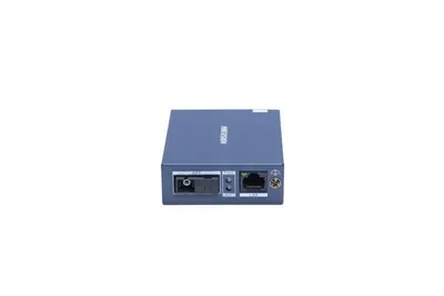 Transceiver Hikvision DS-3D501T-3, 1 x 10/100/1000 Mbps RJ45 port and 1 x 1000 Mbps SC fiber optical port, industrial-grade desi