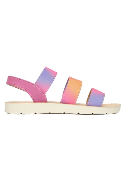 Sandale fete - multicolor - textil - piele ecologica - Multicolor