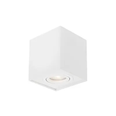 Plafoniera RENDE Nisipiu Alb Aluminiu Adjustable GU10 1x50 Wat 230 Volt IP20 Fara bec