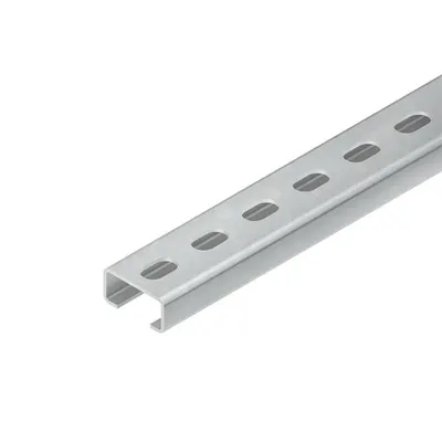 Profil C Tip 2970 Profil C, latime fanta 16 mm, conform. conform DIN EN 60715, perforat 2970/2 FL