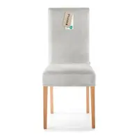 Husă gri deschis elastică pentru scaun 48 cm Sento – Restilo
