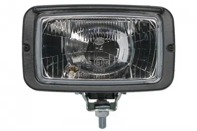 Farul universal Dreapta Stanga (H4 T4W, 12 24V, latime 180mm, inaltime 106mm, adancime: 120mm, transparent, plastic, negru, Lampi de pozitie) potrivit JOHN DEERE 6000, 7000 01.97-12.07