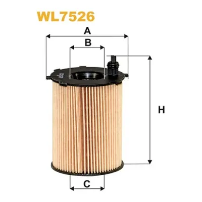 Filtru ulei WIX FILTERS WL7526