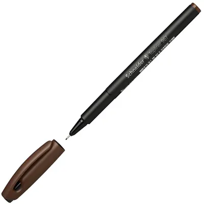 Copiator subțire Schneider Topliner 967 - 0,4 mm, maro