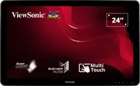 Monitor Consumer ViewSonic TD2430, 24", 1920 x 1080 pixeli, Touchscreen, Black, 3 ani Garantie