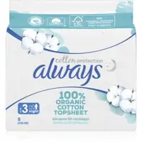 Always Cotton Protection Night absorbante fara parfum