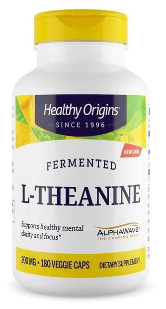 L-Teanină, 100 mg, 180 capsule, Healthy Origins