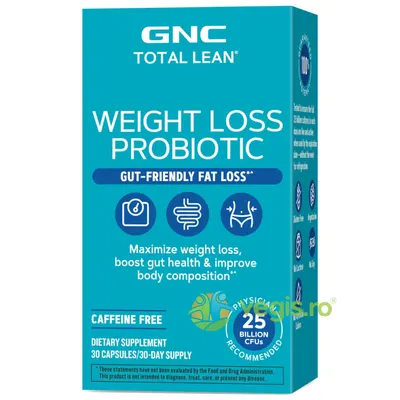 Controlul Greutatii - 25 Miliarde UFC Culturi Vii Total Lean Loss Probiotic 30cps