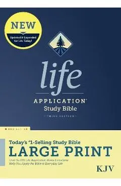 KJV Life Application Study Bible, Third Edition, Large Print (Red Letter, Hardcover)