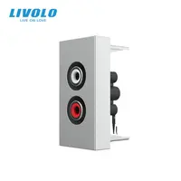 Modul priza audio RCA, 1M Gri