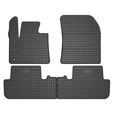 Set covorase cauciuc 4 piese BASIC, fata spate negru, potrivit DS DS 7 09.17