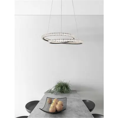 Lampa suspendata GINEVRA Nisipiu Negru Aluminiun & Silicon LED 45 Wat 230 Volt 2800Lm 3000K IP20