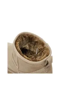 Cizme de zapada dama - material textil - bej - izolare termica