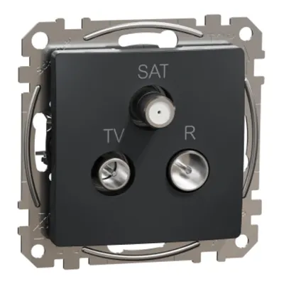 Sedna Design, Priza TV-R-SAT intermediara 7dB, antracit