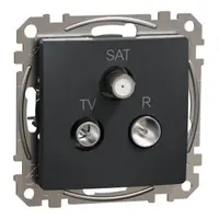 Sedna Design, Priza TV-R-SAT intermediara 7dB, antracit