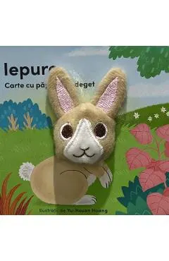 Carte cu papusa de deget: Iepure