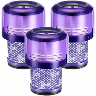 Filtru de aspirator NewEvo pentru Dyson, 3 bucati, compatibil cu aspiratorul Dyson V11 V15 SV14, Lavabil, Violet - NewEvo