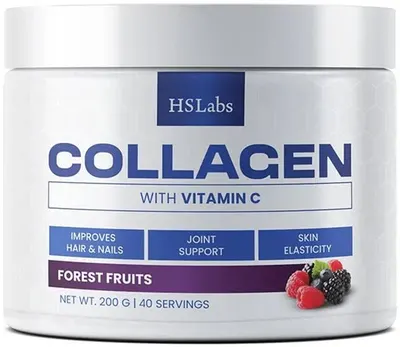 Colagen cu vitamina C, fructe de pădure, 200 g, HS Labs