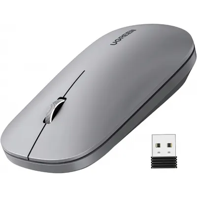 Mouse Wireless UGREEN MU001, 4000DPI, Gri
