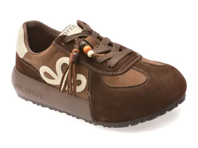 Pantofi sport GRYXX maro, 6812, din piele ecologica