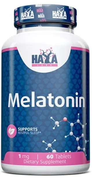 Melatonin, 1 mg, 60 tablete, Haya Labs