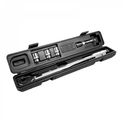 Set cheie dinamometrica si accesorii Gude 39010, 1 2 , 40-210 Nm, 5 piese