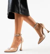 Pantofi dama Kiss Bej
