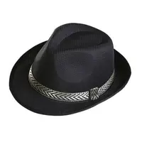 Palarie neagra fetru fedora