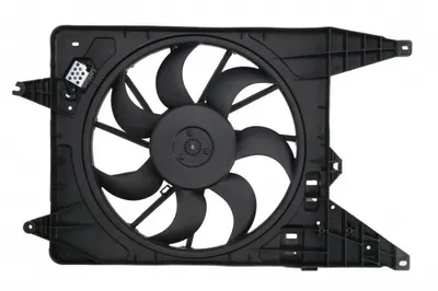 Ventilator radiator (cu carcasa) potrivit DACIA LOGAN, LOGAN EXPRESS, LOGAN MCV, SANDERO 1.5D 05.10