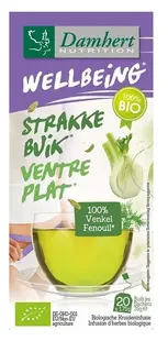 Ceai bio pentru abdomen plat, 20 pliculețe filtrante, Damhert