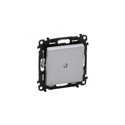 Illuminated changeover push-button Valena Life - 6 A 250 V~ - aluminiu