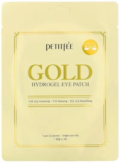 Petitfee & Koelf Plasturi oculari din hidrogel cu aur, 1 pereche