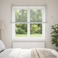 vidaXL Jaluzea venetiană Alb 160 x 160 cm 35 mm