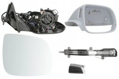 Oglinda laterala Dreapta (electric Da, convexa, incalzita, in carcasa, pliabil electric) potrivit AUDI Q5 -12.13