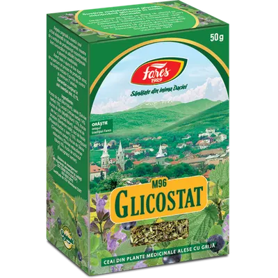Glicostat, M96, ceai la punga, Fares | 50G