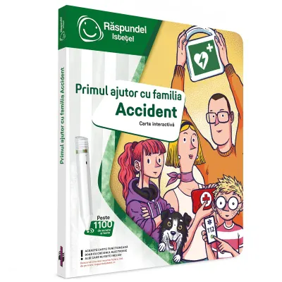 Carte interactiva, Raspundel Istetel, Primul ajutor cu familia, Accident