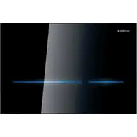 Clapeta de actionare pentru rezervor, dreptunghiulara, automata fara atingere, sticla neagra, Geberit Sigma80