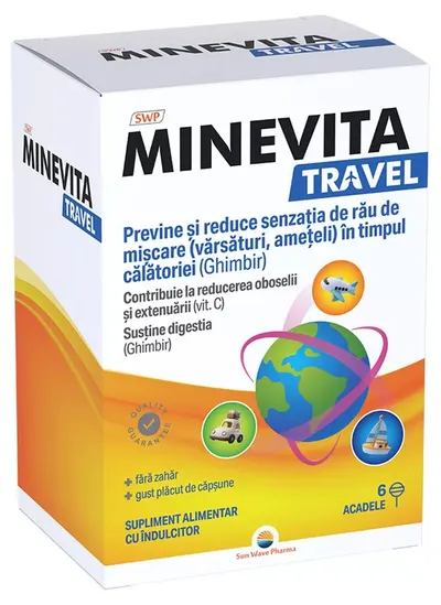Minevita Travel, 6 acadele, Sun Wave Pharma