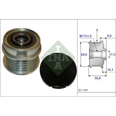 Sistem roata libera, generator INA 535 0171 10