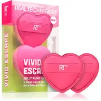 Real Techniques Vivid Escape All About that Base Puff Set burete pentru machiaj