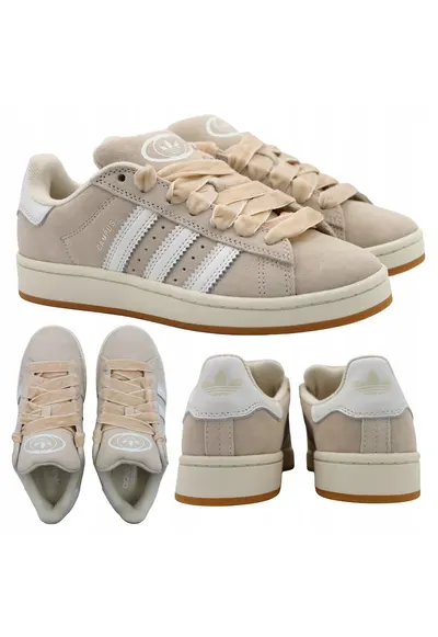 Pantofi Sport Campus 00S W IH4336 - Din Piele Intoarsa De Calitate - Captuseala Moale Din Textil - Sireturi Clasice - Talpa Din Pentru Aderenta