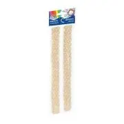 Accesorii creatie - diamante dantela plastic, galben, 30cm, autoadezive, blister 2 buc, Fiorello, GR-DS081-4 / 170-2464